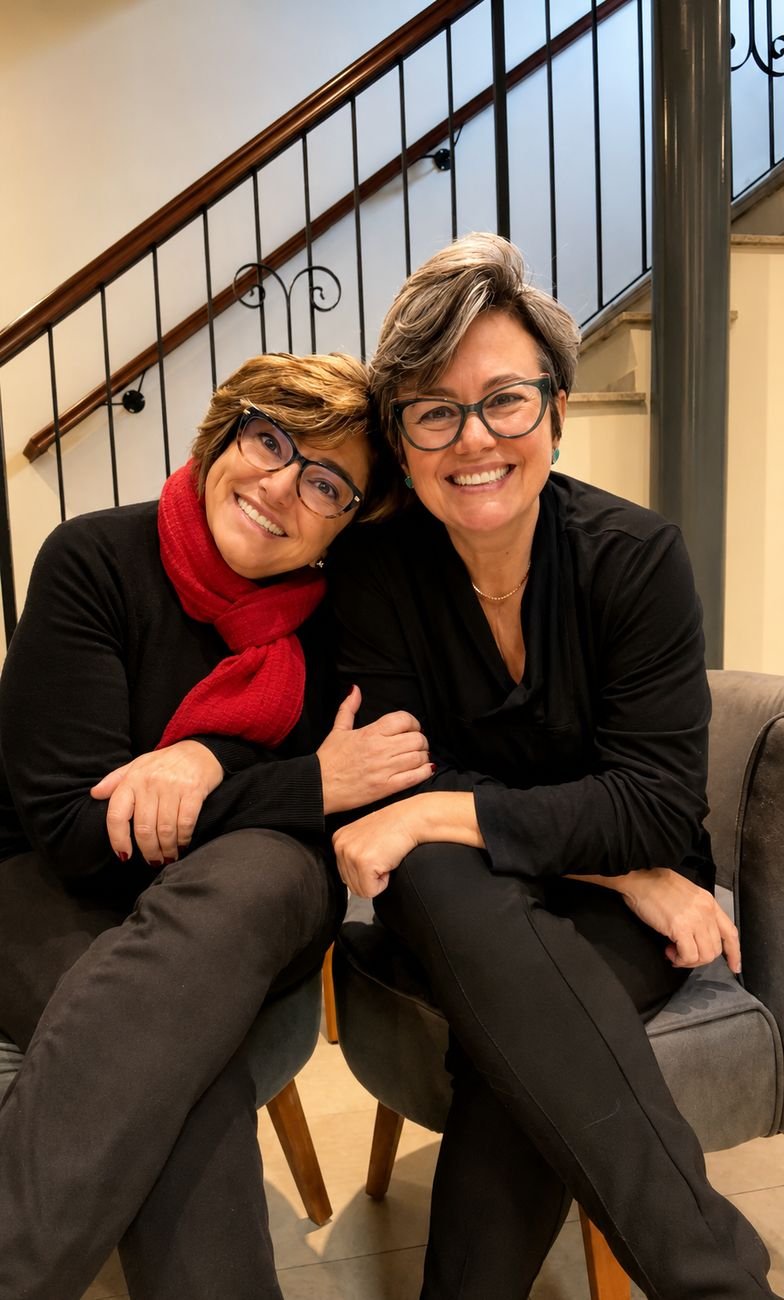 Dra. Mylene Gonçalves e Dra. Egipciane, da Murano Odontologia